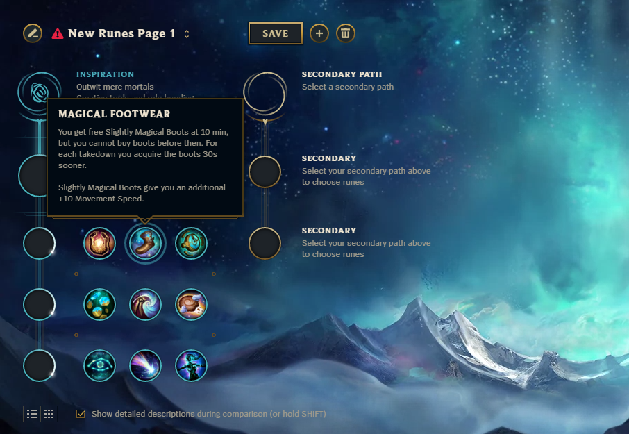 Cambios en Inspiración