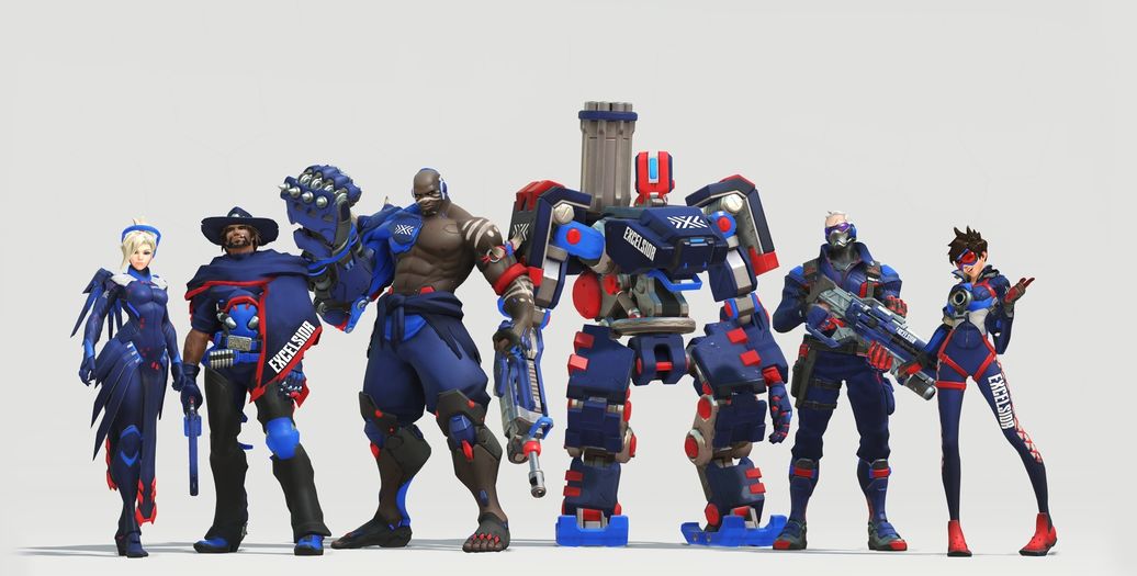 Los skins de New York Excelsior en Overwatch