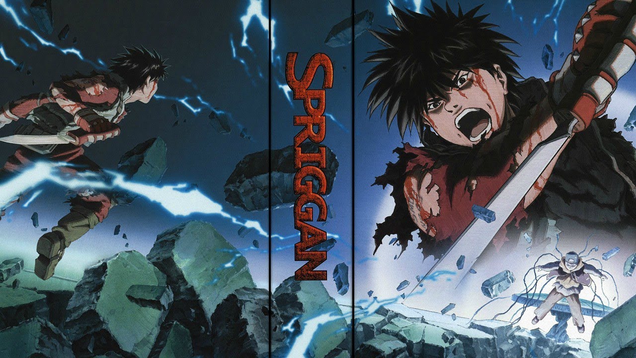 Imagen de la película de Spriggan emitida el año 98
