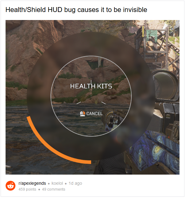 Publicación en Reddit