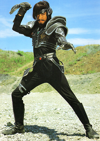 Jōji Nakata como Sir cowler en chōshinsei-flashman (1987) ep. 15