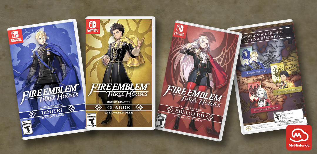 Portadas alternas de Fire Emblem: Three Houses