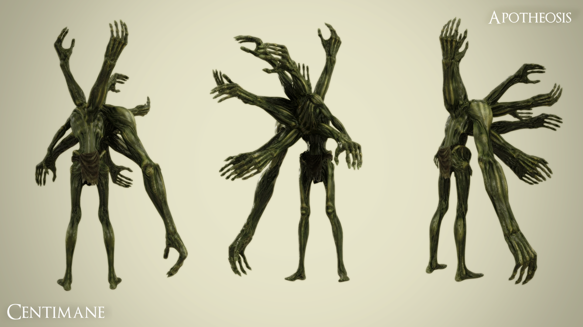 ''Cienmanos'', monstruo del juego.