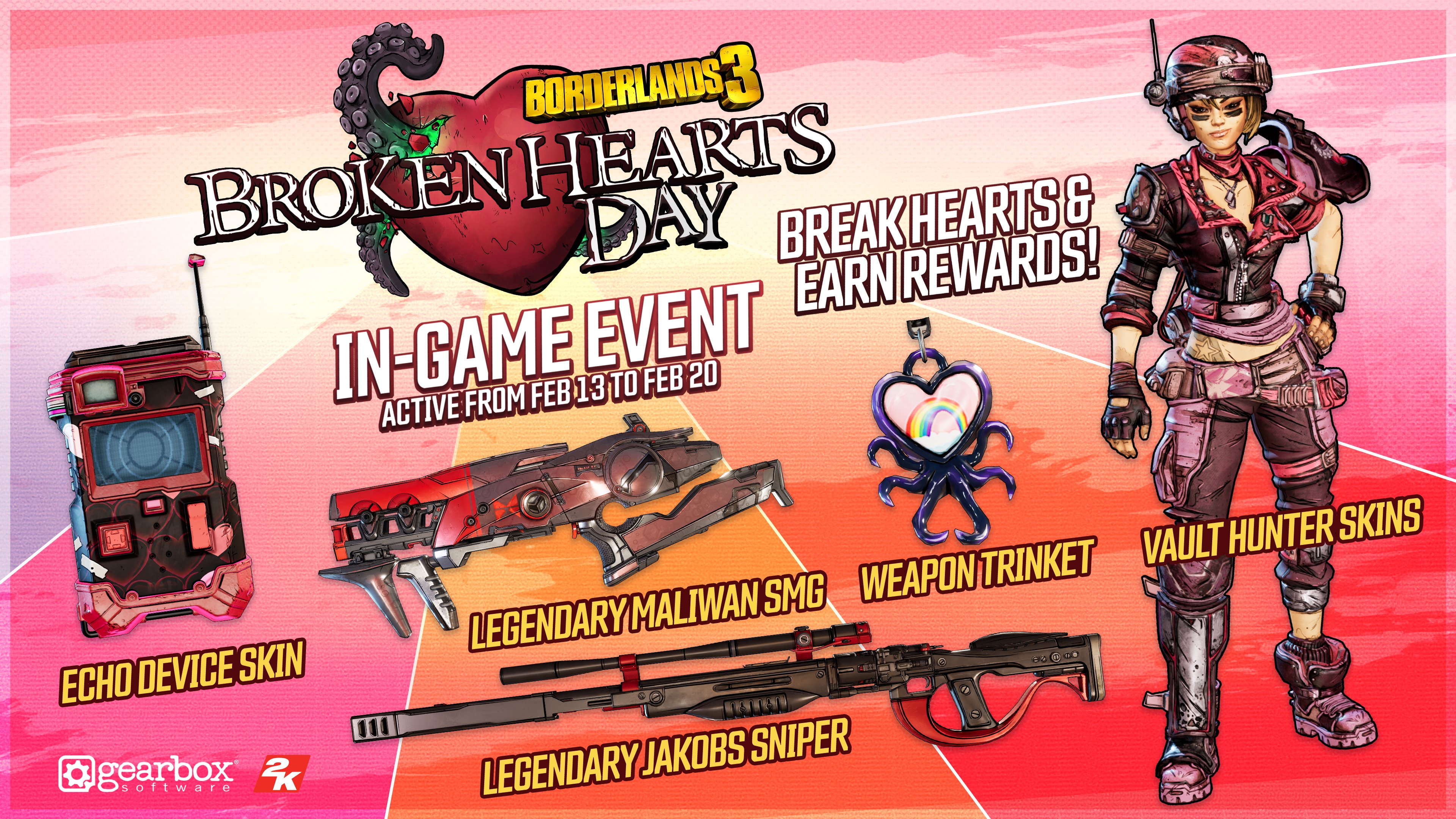 Recompensas del evento Día del Corazón Roto