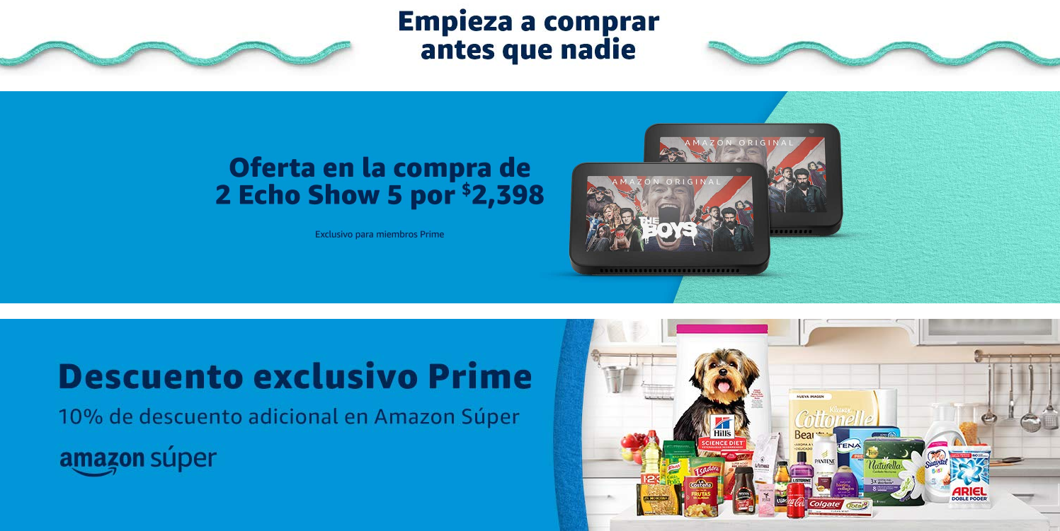 Ya podemos ver algunos de los descuentos que habrá en el sitio minisitio del Prime Day
