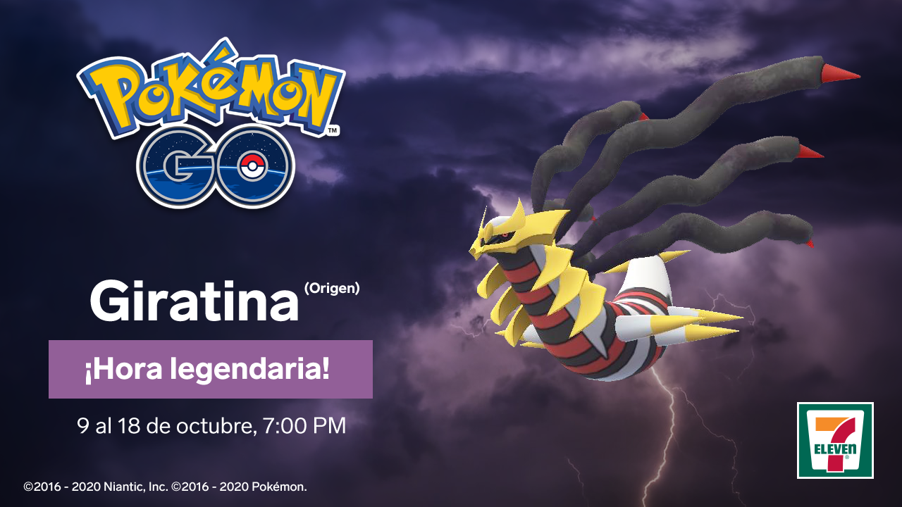 Podrás atrapar a Giratina en sucursales 7-Eleven