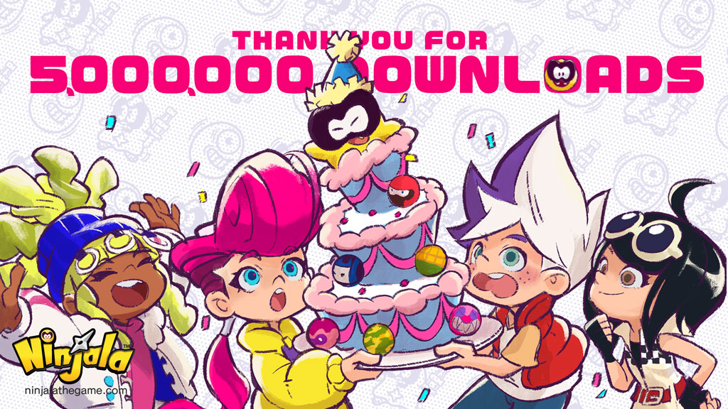 Ninjala ya superó los 5 millones de descargas