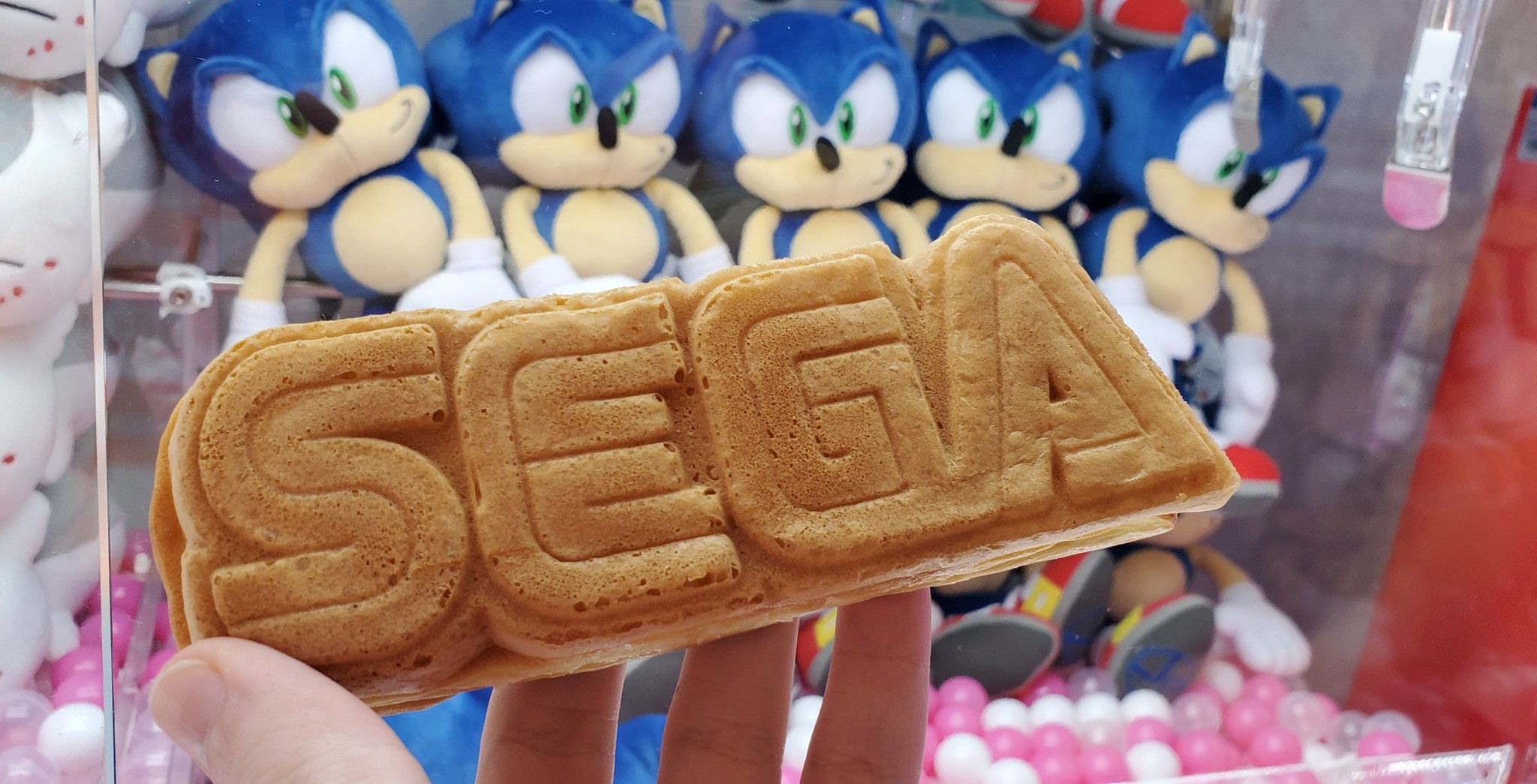 Taiyaki de SEGA (Imagen: Aaron Webber, director de comunicación de SEGA Japón)