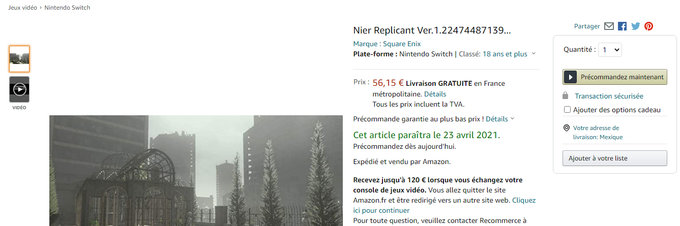 Imagen: Amazon France