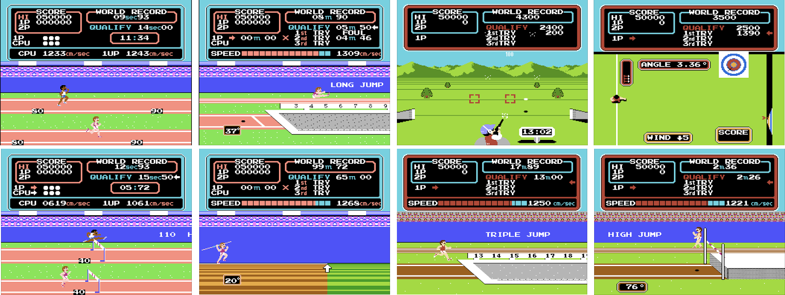 Aquí la variedad de eventos en esta primera entrega