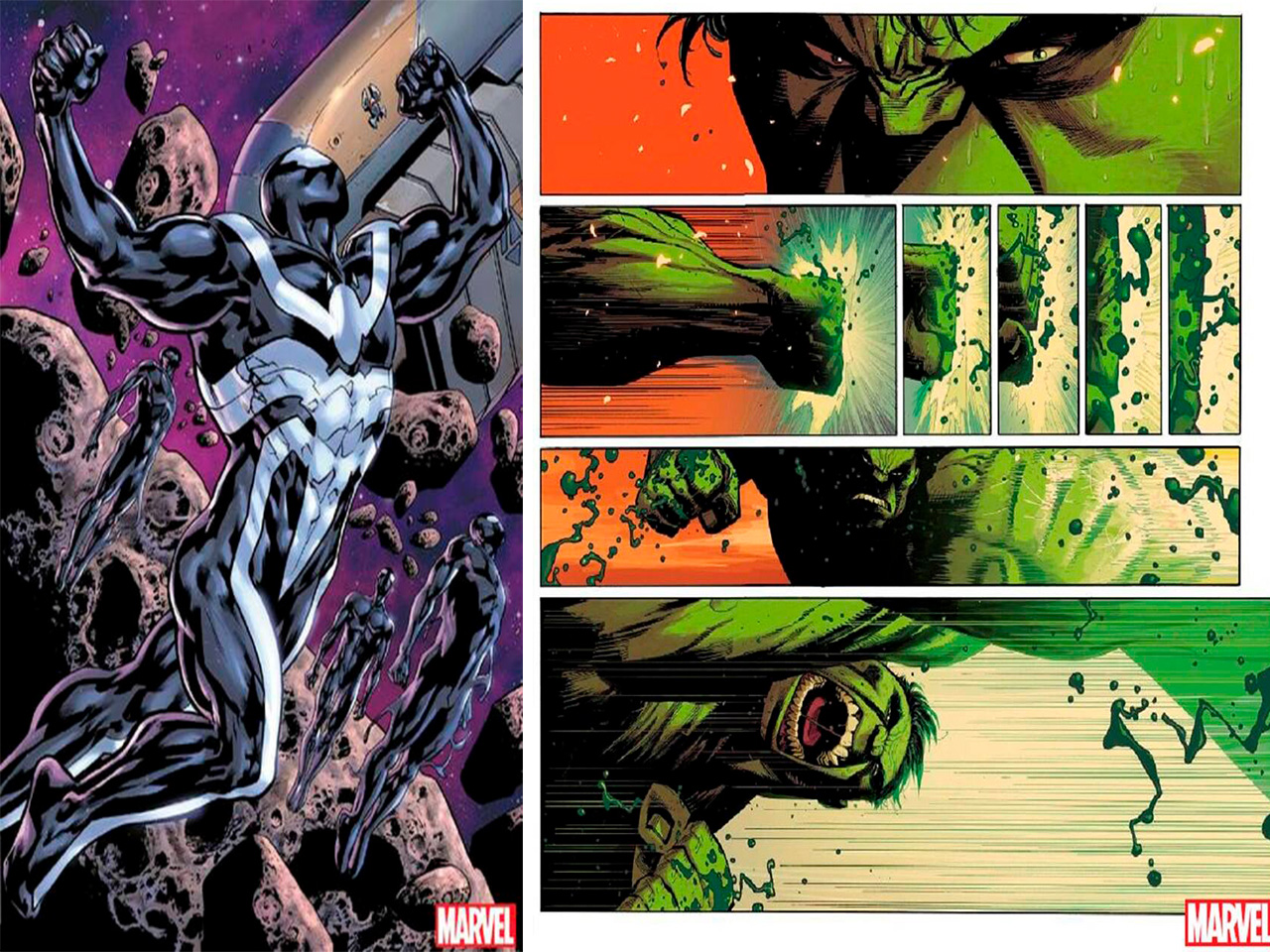 Primeras imágenes de los relanzamientos de Venom de Ewing y Hulk de Cates