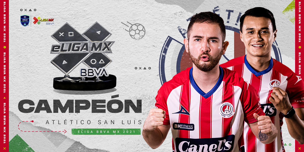 Atlético San Luis, campeón de la eLiga BBVA MX