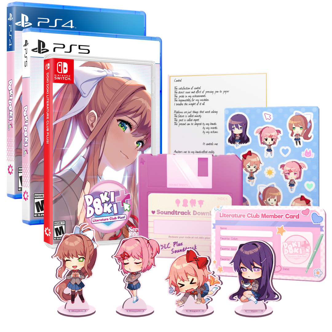 Edición física Premium de Doki Doki Literature Club Plus!