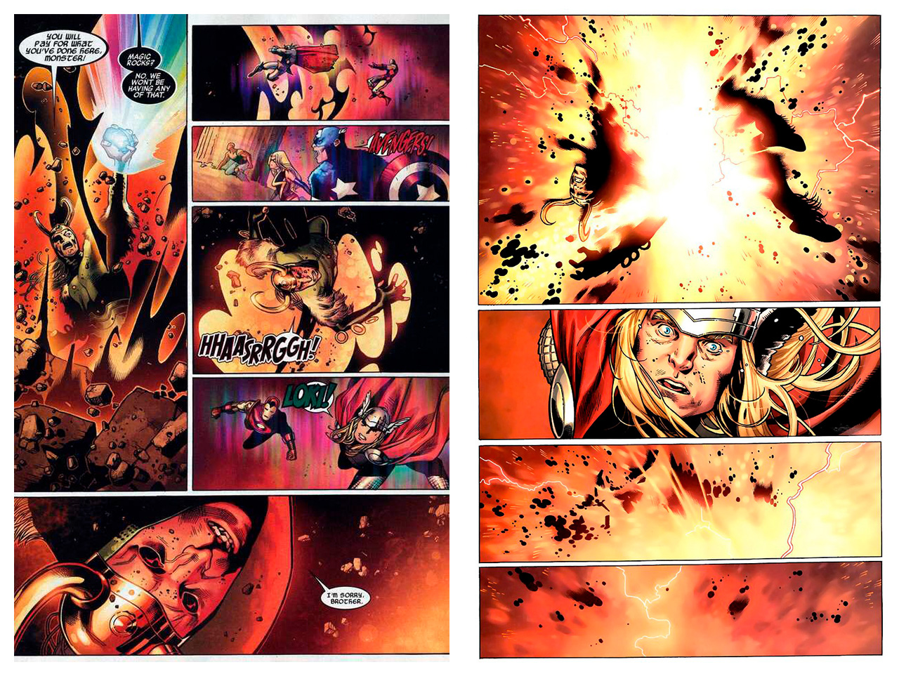 Muerte de Loki en Asedio (2010) #4