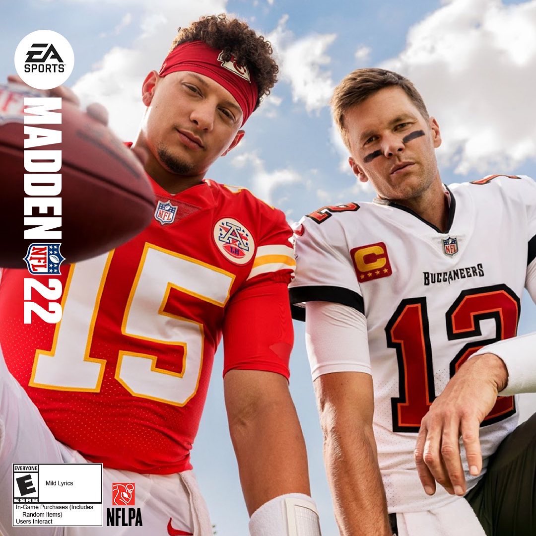 Una de las portadas de Madden NFL 21 (vía Patrick Mahomes, Twitter)