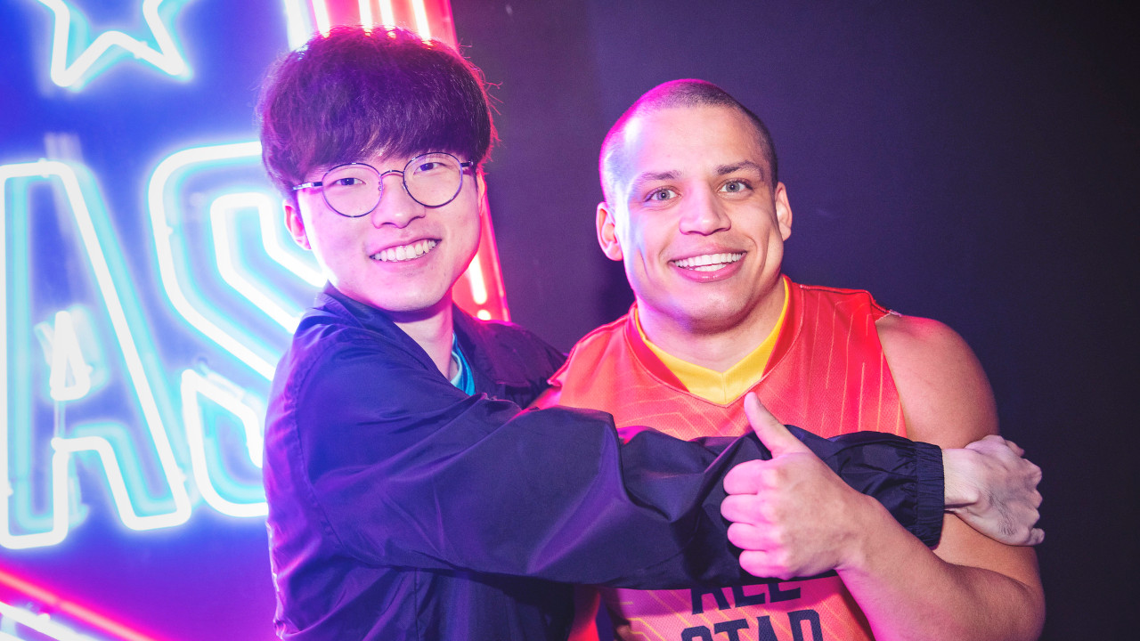 Faker y Tyler1 en All-Star