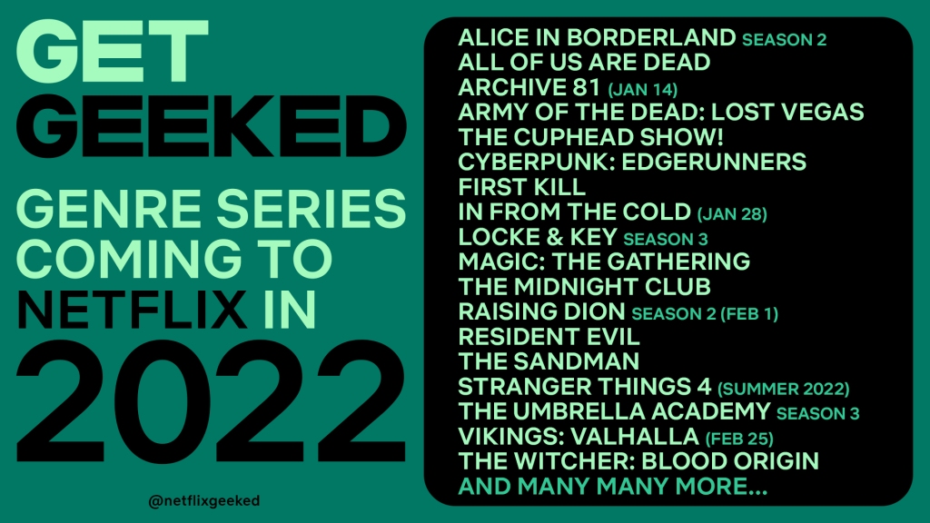 Todo lo que te espera en Netflix en 2022