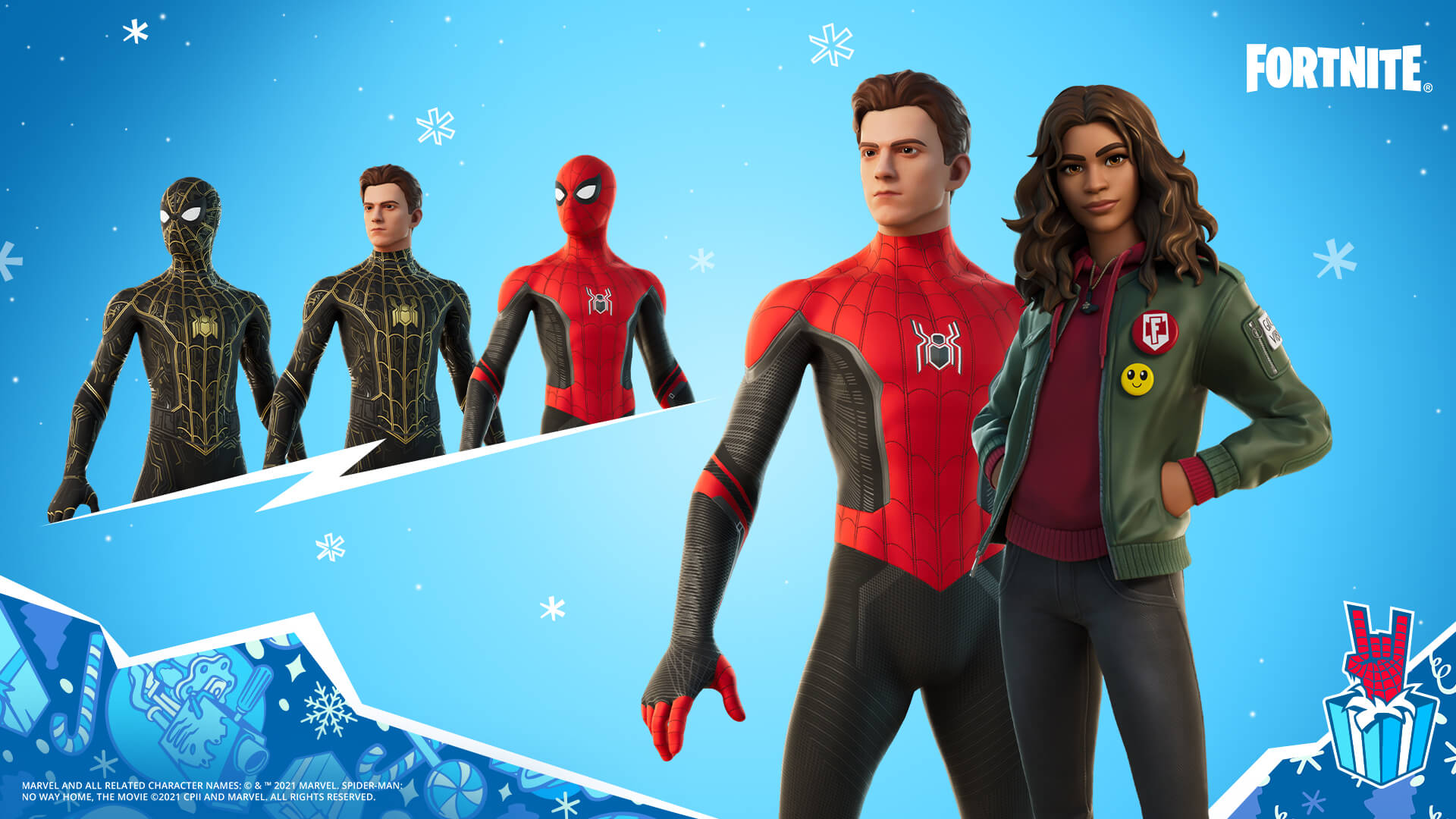 Skins de Spider-Man: No Way Home para Fortnite