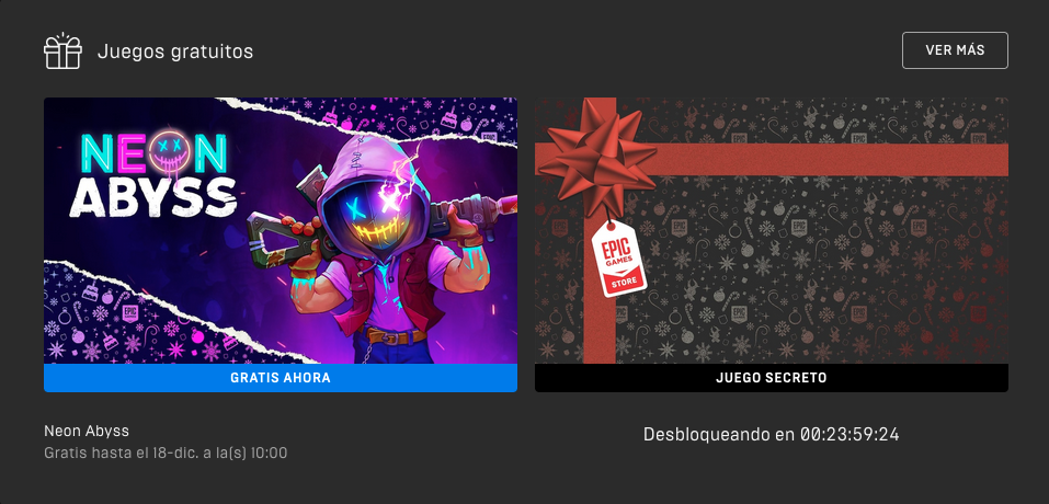 Consigue el segundo regalo de Navidad de Epic
