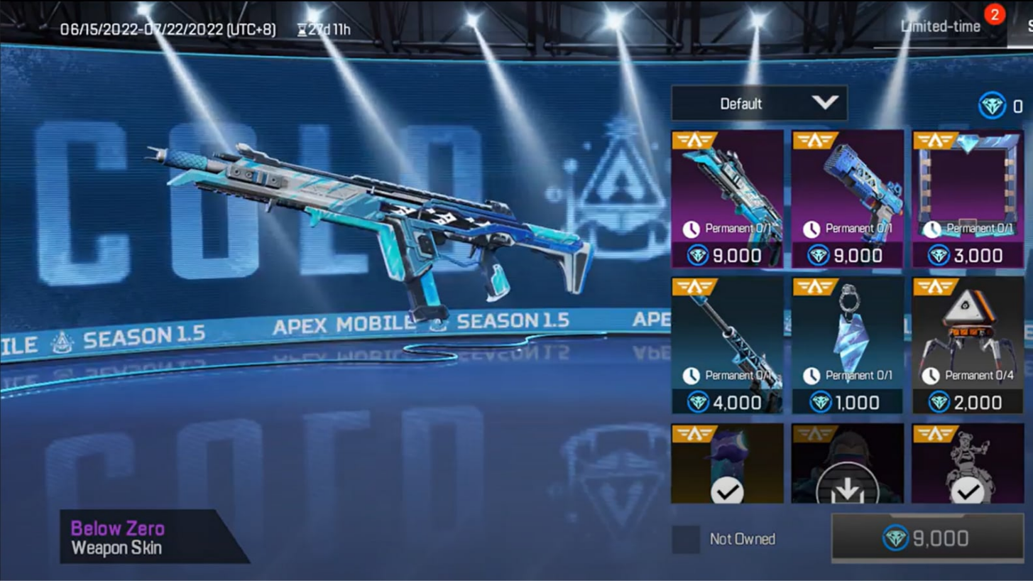 ¡Nuevos objetos gélidos en la tienda de Apex Legends Mobile!
