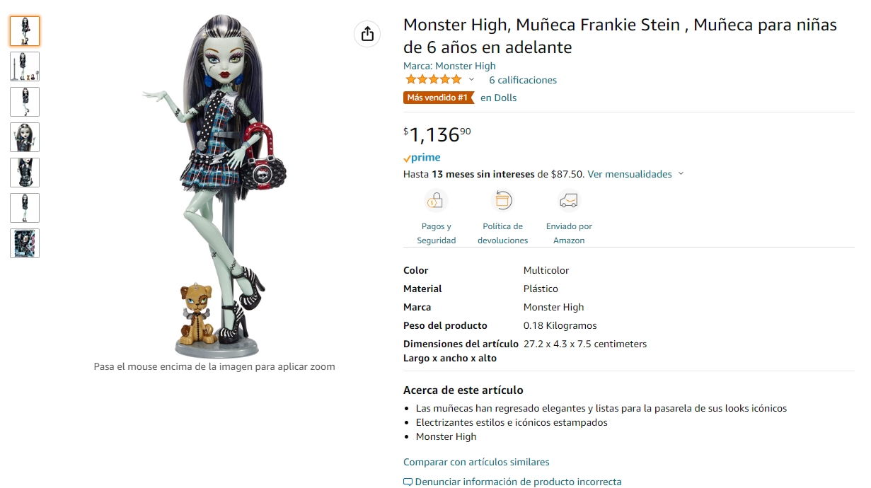 La sensación en tiendas