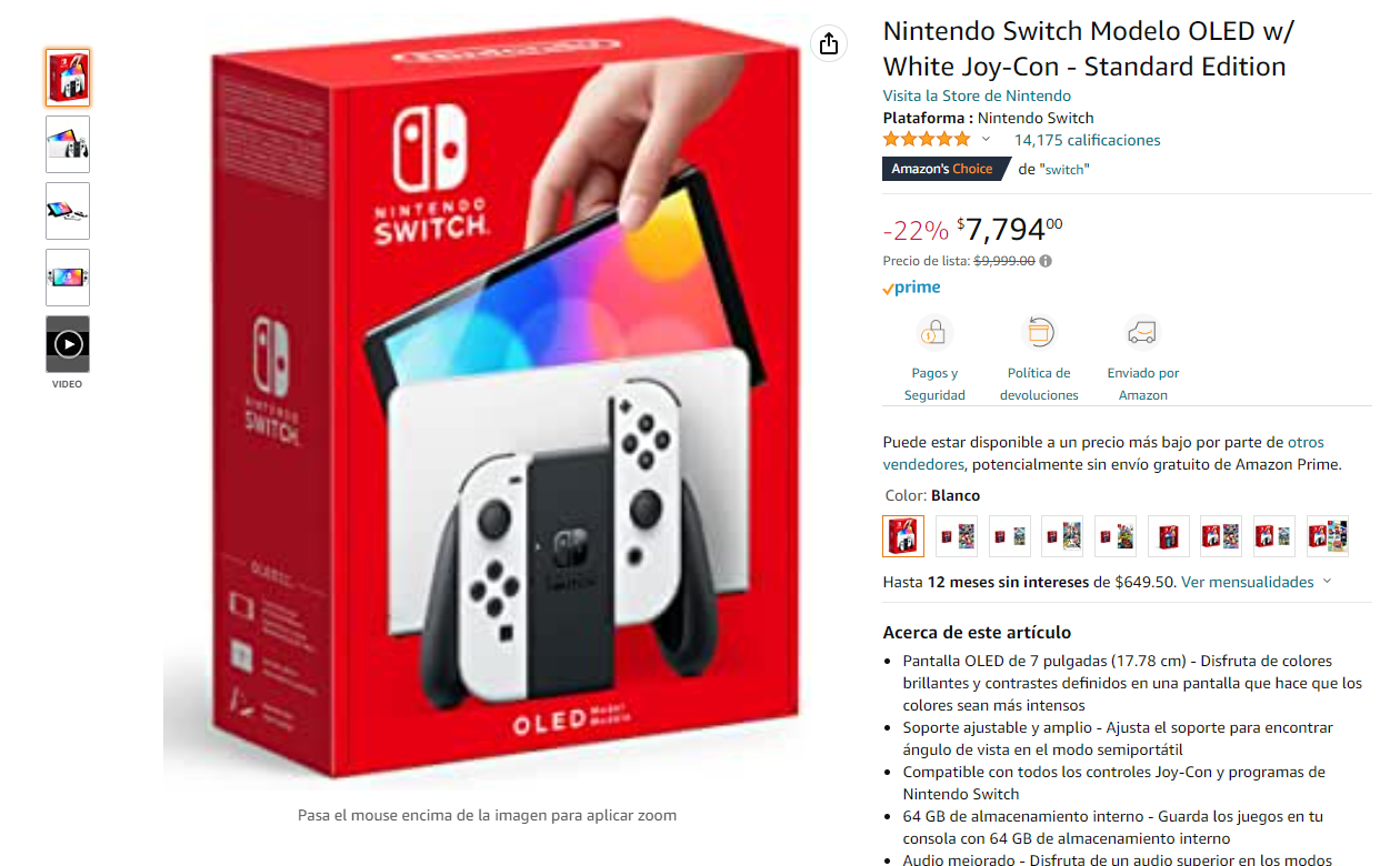¿Quieres un Switch OLED? Llegó el momento