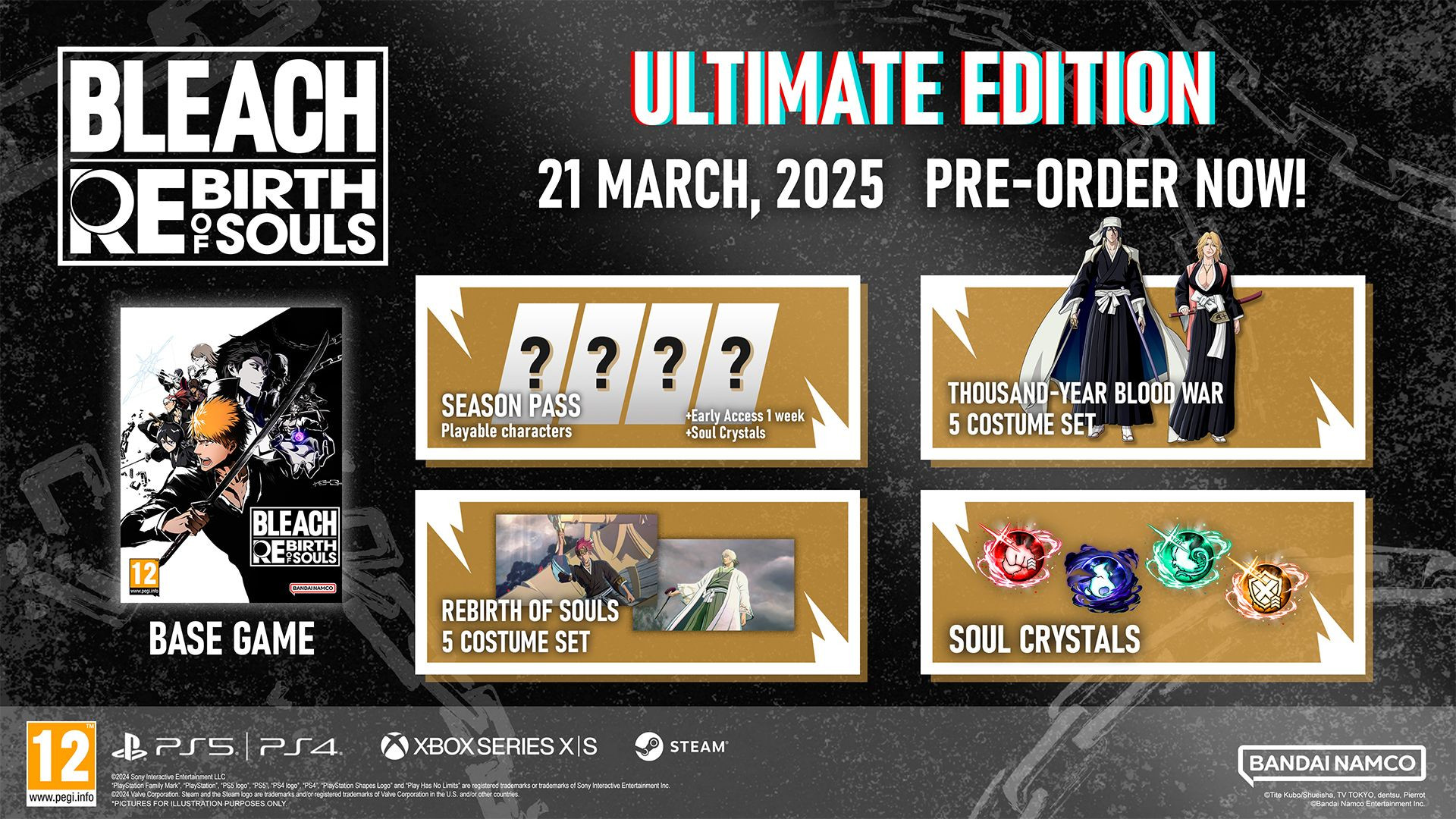 Todo esto incluirá la edición definitiva de [i]Bleach: Rebirth of Souls[/i]