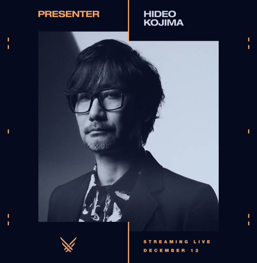 Hideo Kojima será presentador en The Game Awards 2024 para celebrar su 10.º aniversario